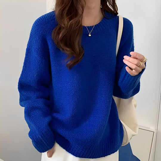 R&B | Damen Oversize-Pullover mit Schlichtem Look