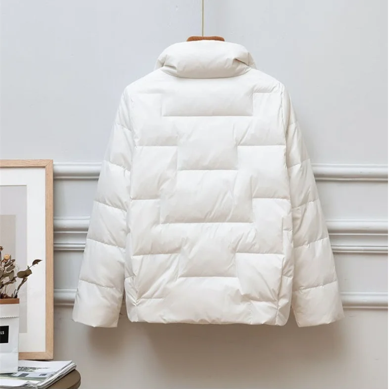 R&B | Gequiltete Puffer - Rollkragen Pufferjacke