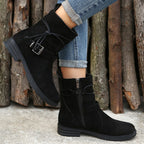 Vintage Schnalle Stiefeletten R&B