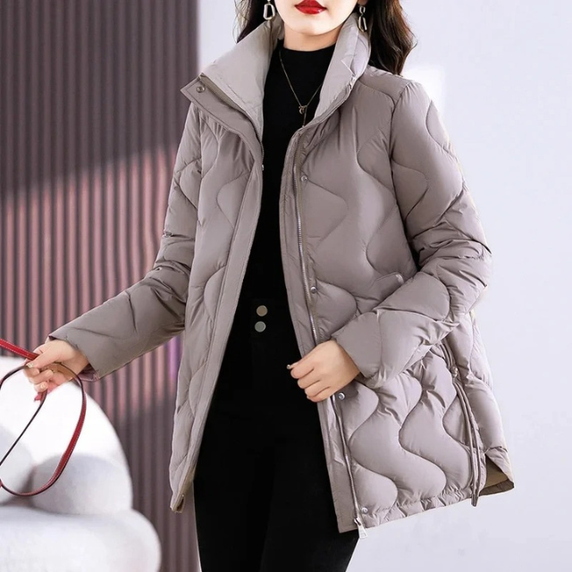 R&B | Elegante gesteppte Jacke mit Stehkragen für einen Smart-Look Ideal für Herbst/Winter