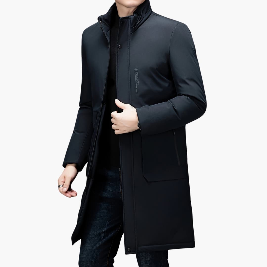 R&B | Stilvolle Winterjacke mit Kapuze für Männer