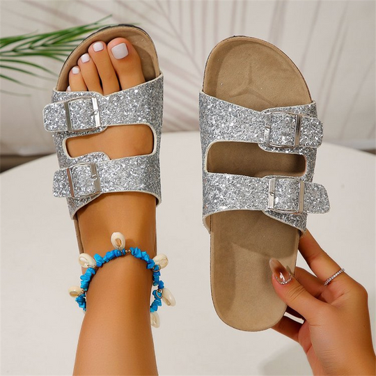 R&B | Glitzersandalen