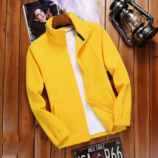 R&B | Fleecejacke Damen Reißverschluss-Fleece mit Stehkragen