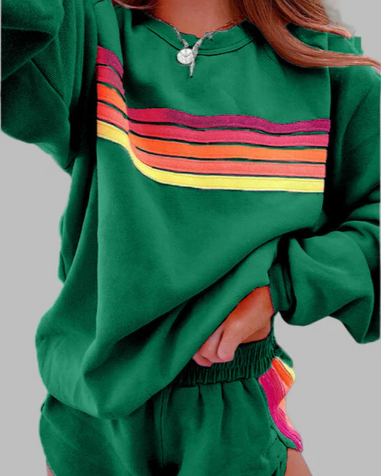 R&B | Gestreiftes Pyjama-Set