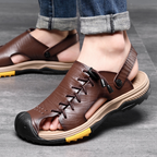 Robuste Ledersandalen für Männer R&B