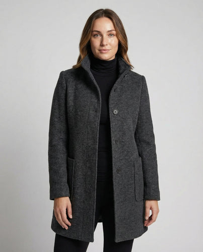 Eleganter Vintage Wollmantel Damen | R&B