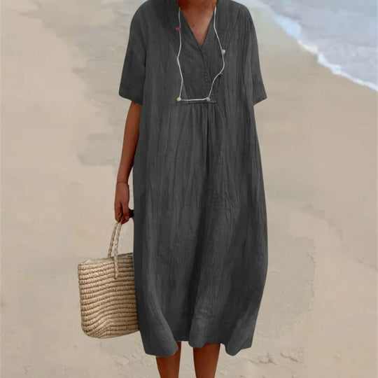 R&B | Bequeme Kleid Aus Leinen