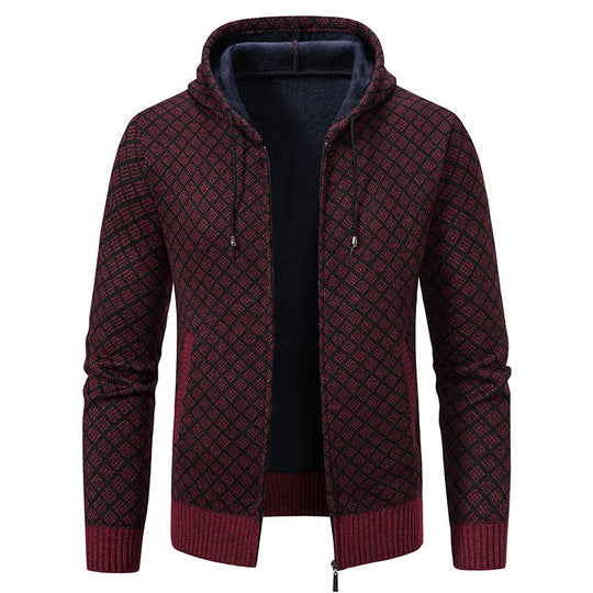 R&B | Elegante, schlanke Jacke mit Kapuze für Männer