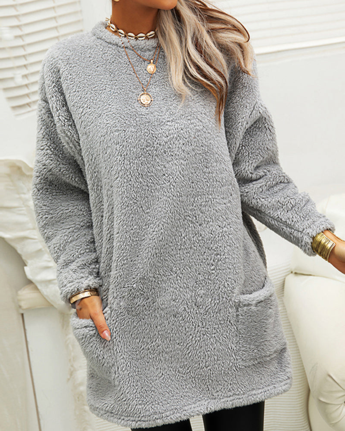 R&B | Pull Warm für Frauen Lang