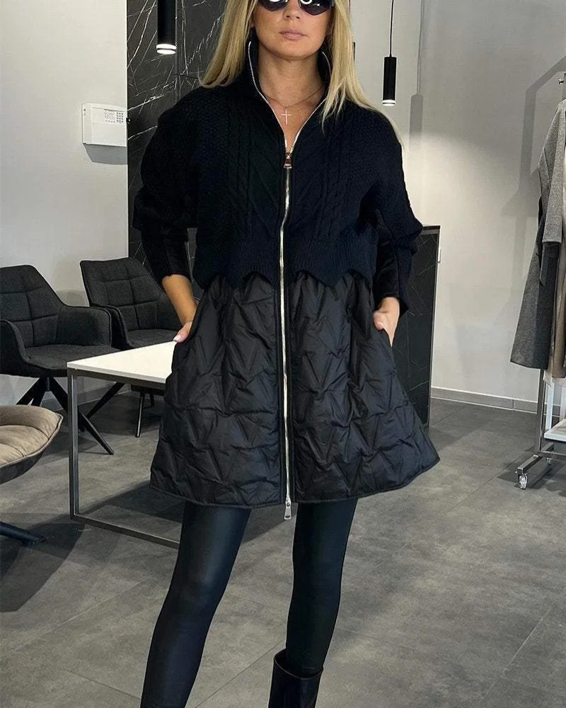 R&B | Strick-Patchwork-Jacke