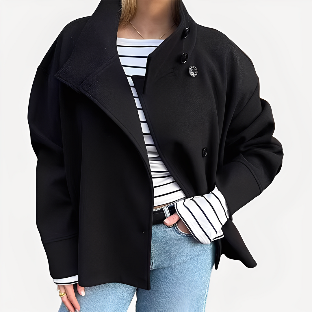 R&B | Schicke Damenwolljacke mit einem Knopf