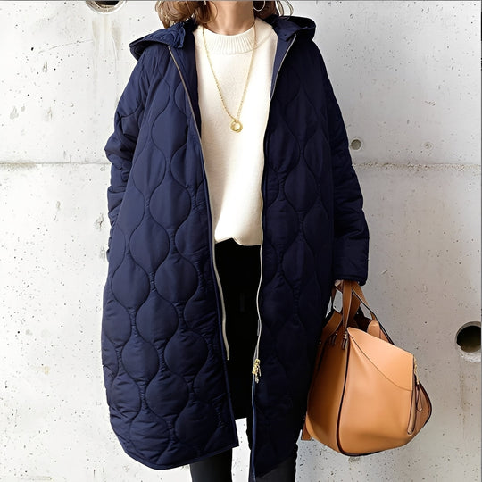 R&B | Lässiger Parka-Mantel mit Kapuze für Frauen