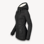 R&B | Damen Wasserdichte Winterjacke mit Kunstfellfutter