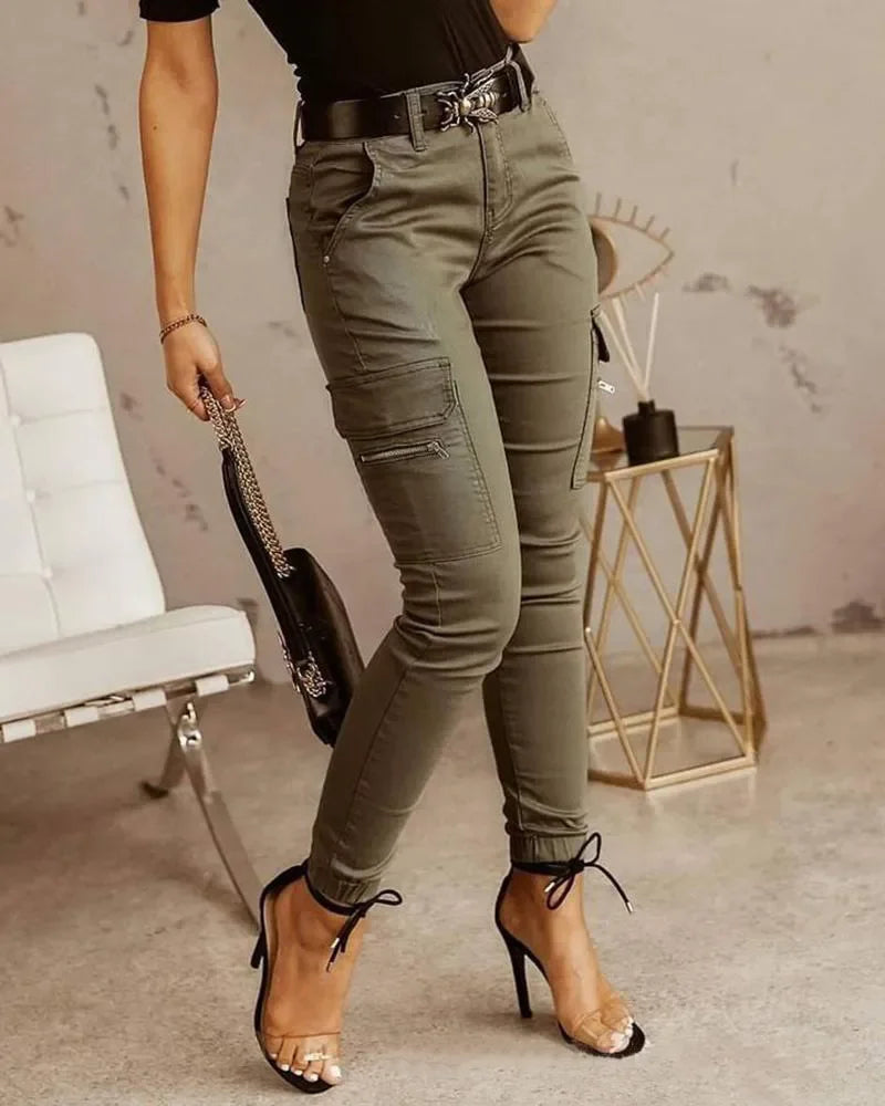 R&B | Cargo Hose Mit Hoher Taille
