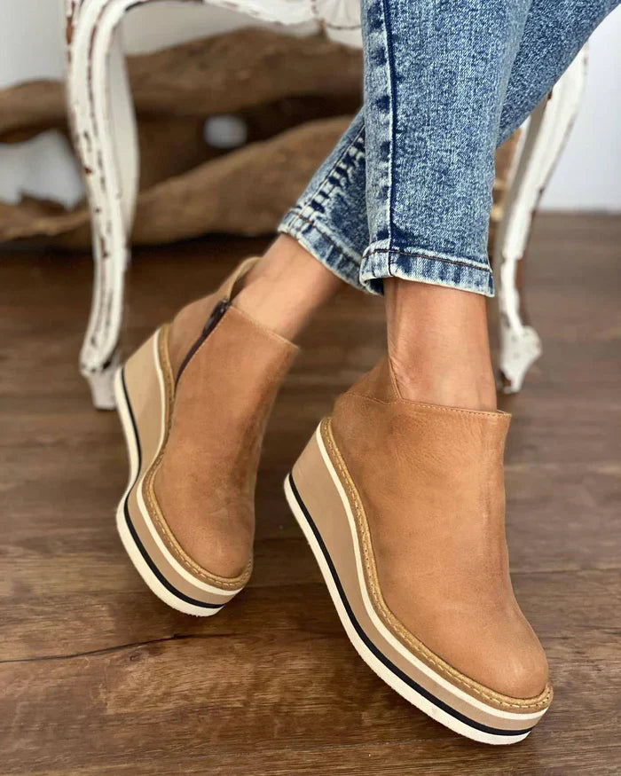 R&B | Damen Keilabsatz Stiefeletten