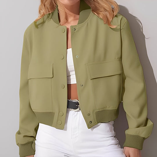 R&B | Lässige, lockere Jacke mit großen Taschen für Frauen