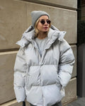 R&B | Lockere Baumwollgefütterte Jacke