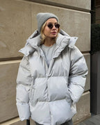 R&B | Lockere Baumwollgefütterte Jacke