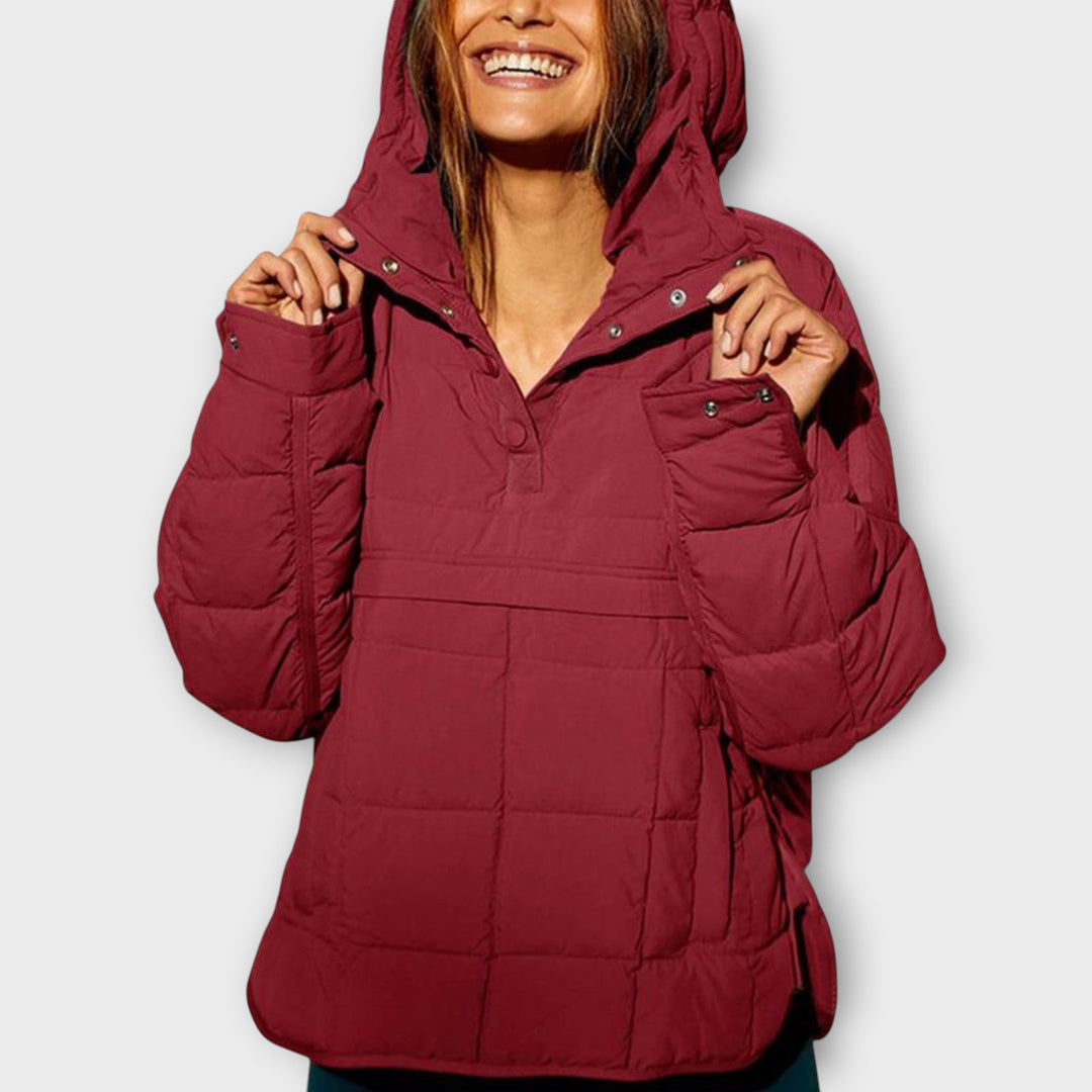 R&B | Gestepptes Jacket mit Kapuze