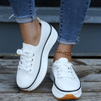Thora Stilvolle Sneakers mit Dickeren Sohlen und Verstellbaren Schnürsenkeln R&B