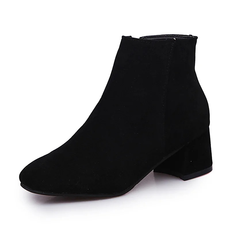 R&B | Moderne Wild Ankle Boots mit Bequemem Absatz Damen Ankle Boots