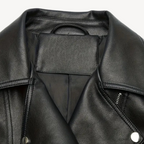 R&B | Fake-Leder Bikerjacke für Frauen