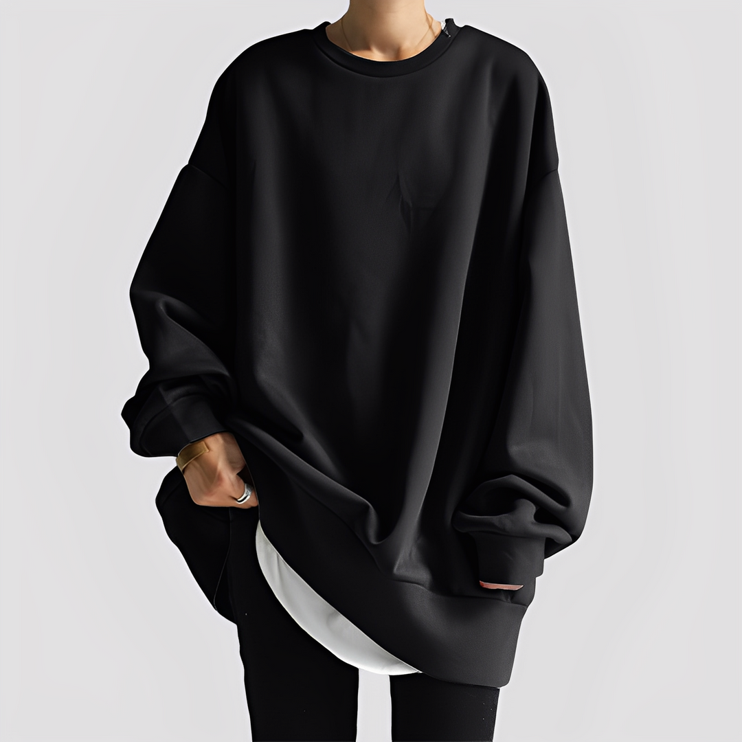 R&B | Damen-Oversize-Pullover Im Modernen Stil