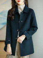 R&B | Damen Klassischer Petite Trenchcoat Mit Spitzem Kragen