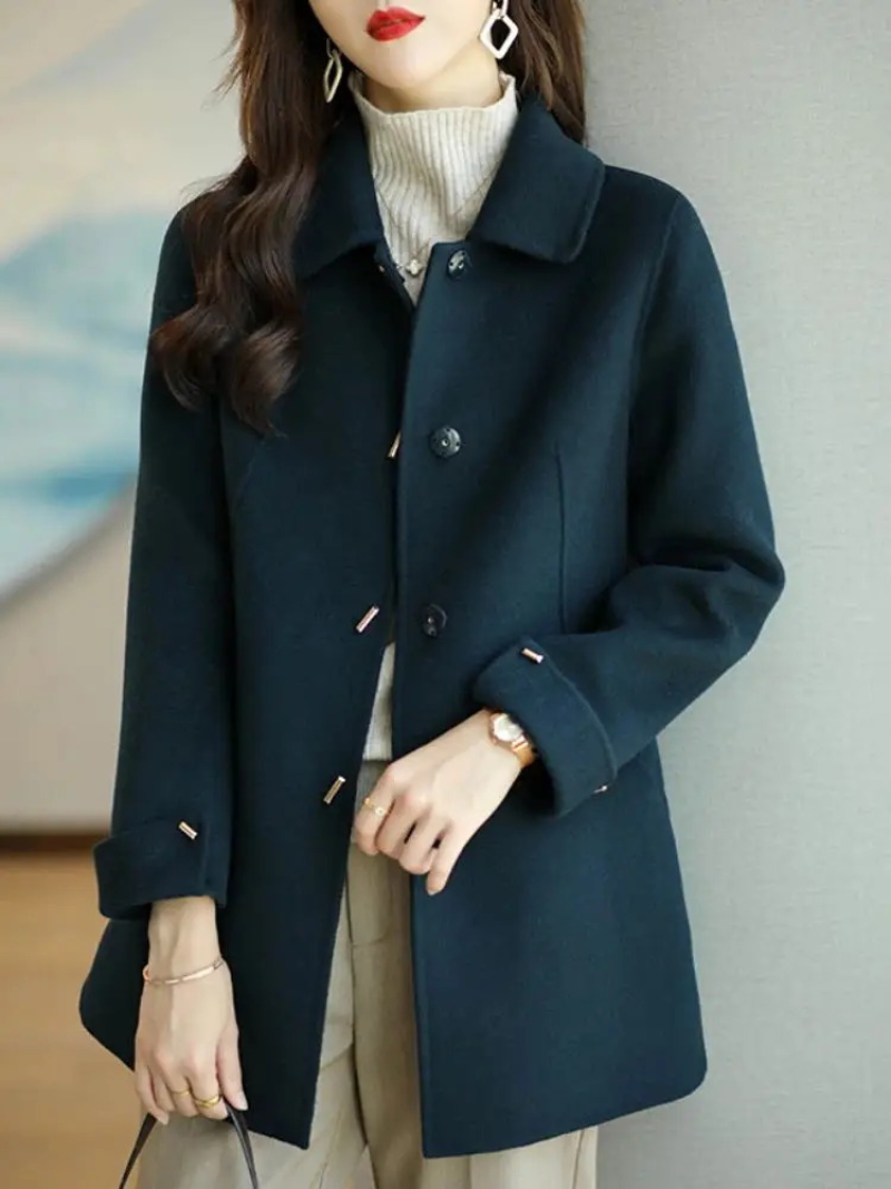 R&B | Damen Klassischer Petite Trenchcoat Mit Spitzem Kragen