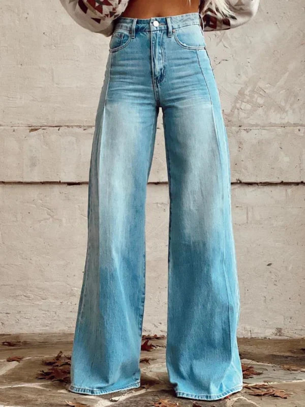 R&B | Weit Geschnittene High-Waisted Hose für Frauen