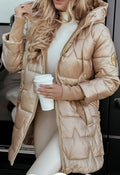 R&B | Stylische Daunenjacke mit Kapuze für Damen