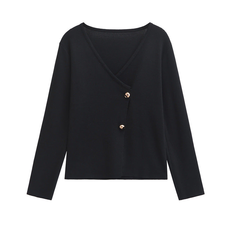 R&B | Stylischer asymmetrischer Strickcardigan für Damen