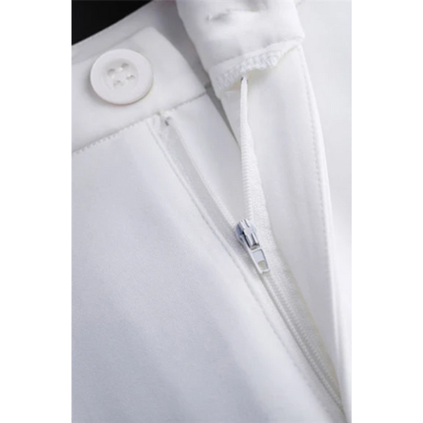 R&B | Elegante Enganliegende Hohe Taille Flared Hosen