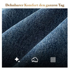 Damen Retro Schlagjeans