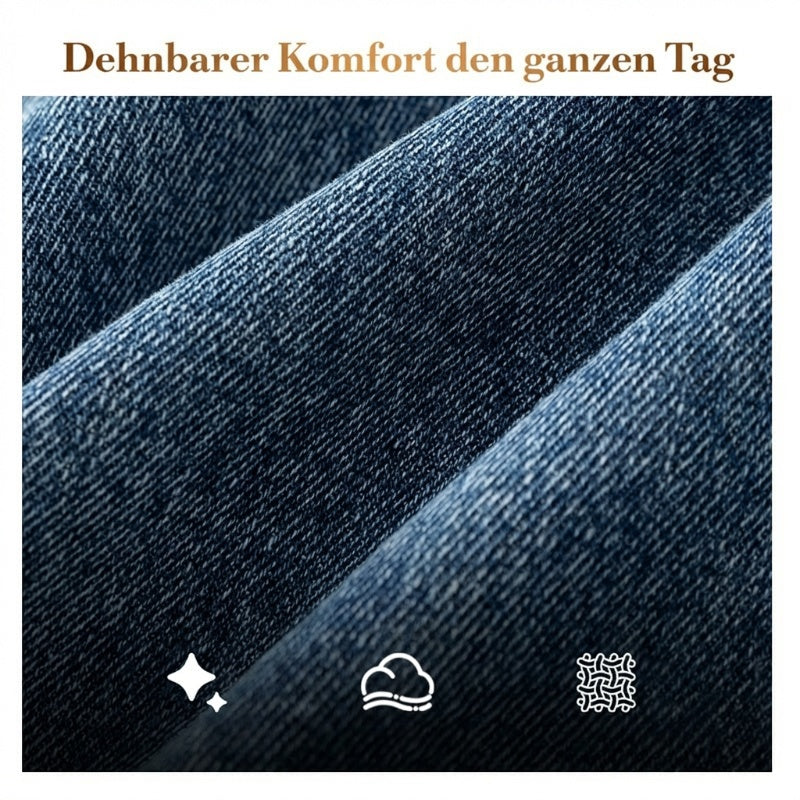 Damen Retro Schlagjeans