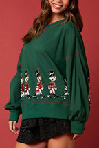 R&B | Weihnachts Soldat Pailletten Langarm Freizeit Sweatshirt
