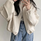 R&B | Personalisierte Hip-Hop Pu-Lederjacke