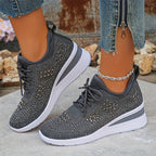 Elegante Sneakers mit Strasssteinen R&B R&B