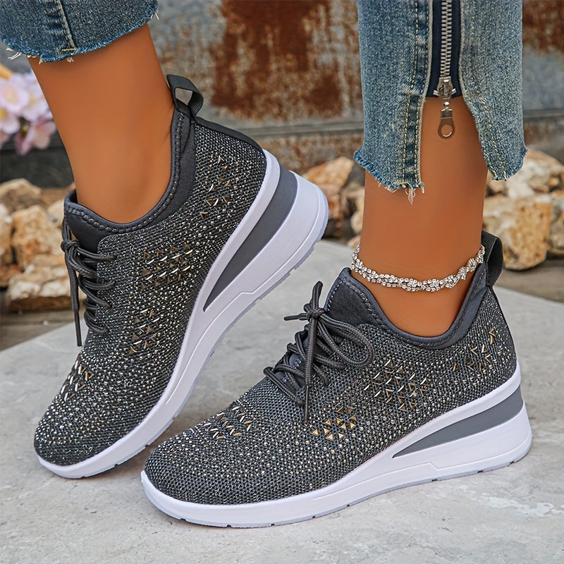 Elegante Sneakers mit Strasssteinen R&B R&B
