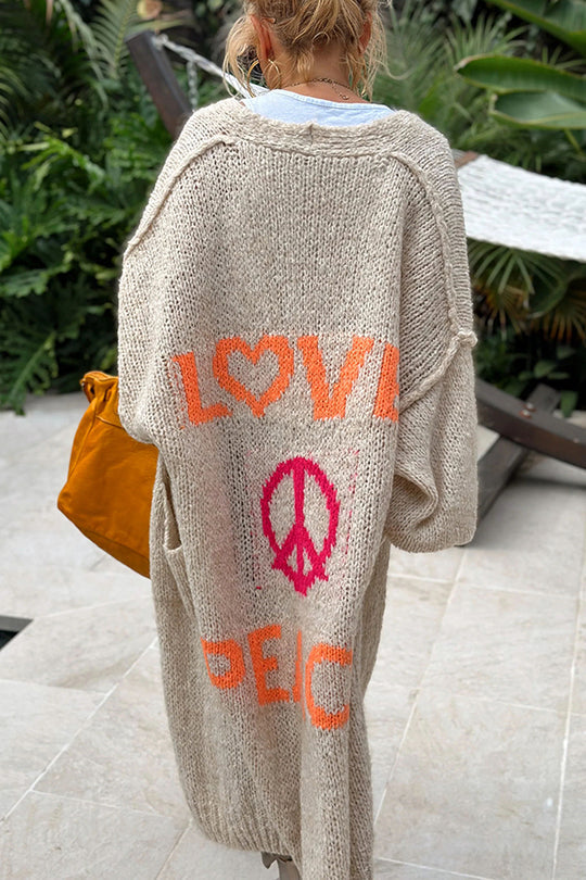 LIEBE Strickjacke