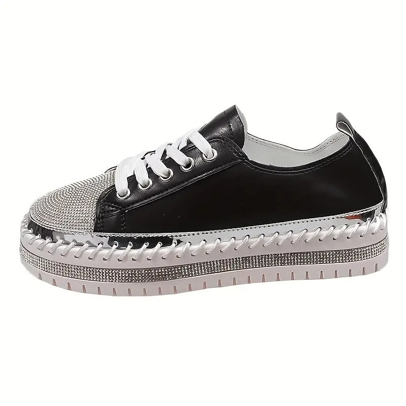 bequeme orthopädische Sneakers mit Pailletten R&B R&B