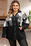 R&B | Shacket Jacke - Oversized Fit - Baumwollmischung - Karomuster - Knöpfe und Taschen