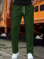 R&B | Stilvolle Kordelzug Athletische Hosen mit Taschen für Herren