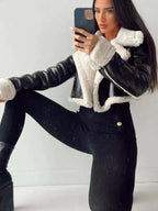R&B | Damen Fleecefutter Kurze Jacke