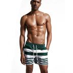 R&B | Schnell Trocknende Badeshorts für Männer mit Farbblock-Patchwork