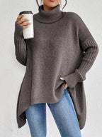 R&B | langer Rollkragenpullover für den täglichen Komfort