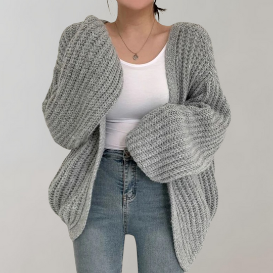 R&B | Grobstrick-Strickjacke für Damen