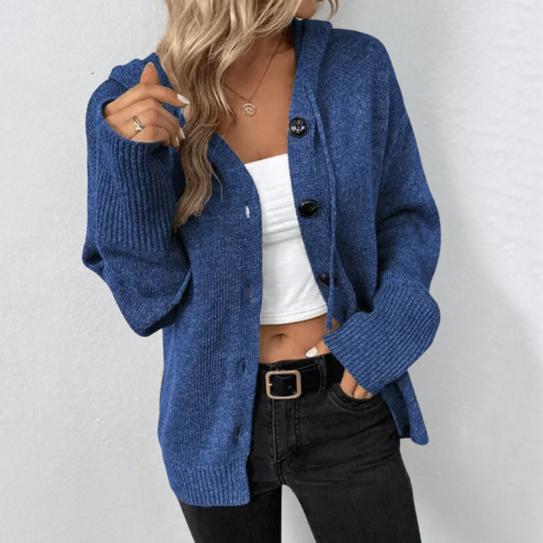 R&B | Strick-Cardigan mit Knopfleiste für Damen