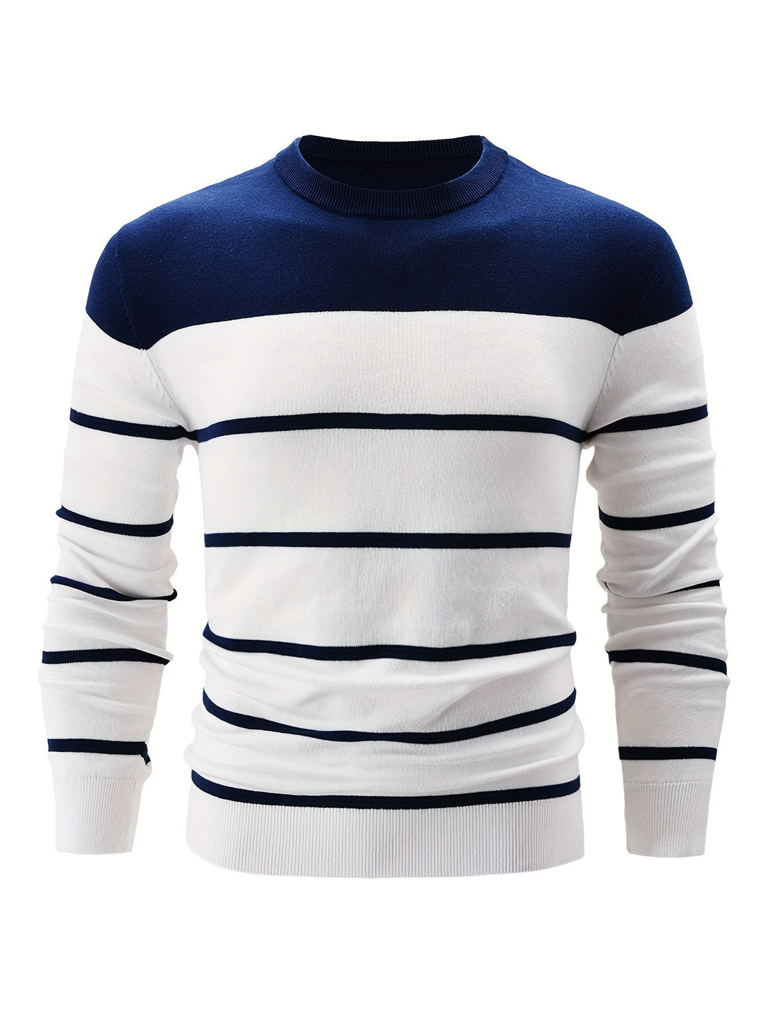 R&B | Gestreifter Pullover Baumwolle Klassisch und Komfortabel