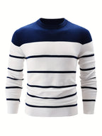 R&B | Gestreifter Pullover Baumwolle Klassisch und Komfortabel